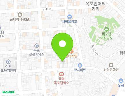 전라남도 목포시 영산로40번길 26-3 (금동1가) 지도