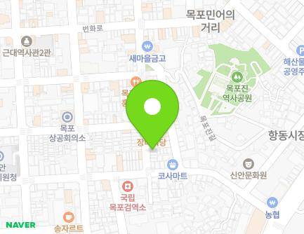 전라남도 목포시 영산로40번길 25 (금동1가) 지도