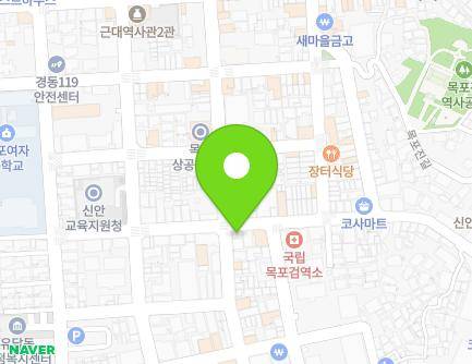 전라남도 목포시 만호로 16 (금동1가) 지도