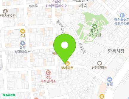 전라남도 목포시 만호로 25-3 (금동1가) 지도