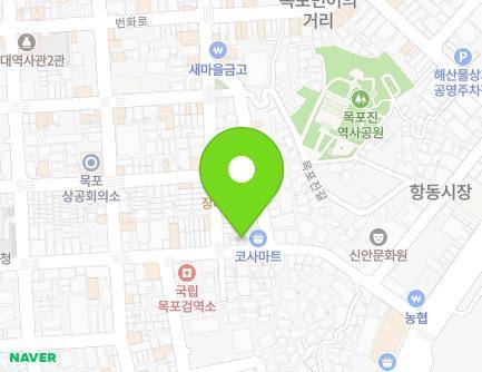전라남도 목포시 만호로 25-2 (금동1가) 지도