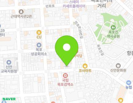 전라남도 목포시 만호로 21-2 (금동1가) 지도