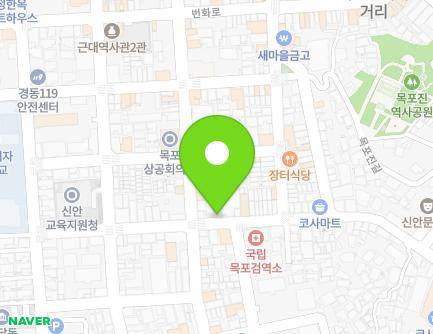 전라남도 목포시 만호로 17 (금동1가) 지도