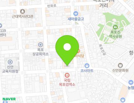 전라남도 목포시 만호로 21-1 (금동1가) 지도