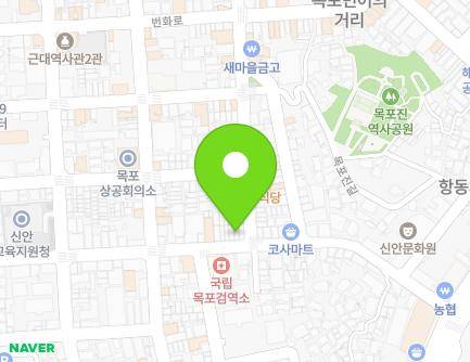 전라남도 목포시 만호로 23-1 (금동1가) 지도