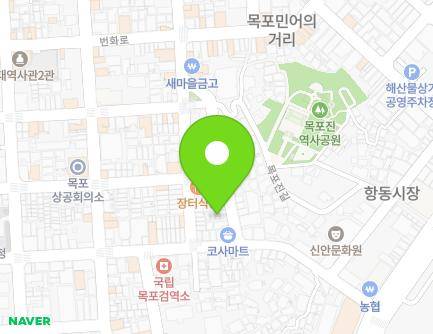 전라남도 목포시 만호로29번길 1-4 (금동1가) 지도