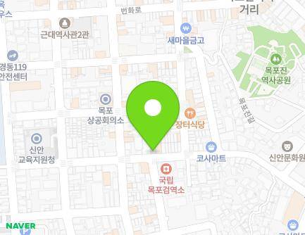 전라남도 목포시 만호로 19-1 (금동1가) 지도