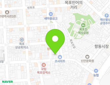 전라남도 목포시 만호로29번길 1-1 (금동1가) 지도