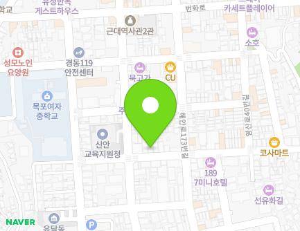 전라남도 목포시 만호로 11 (금동2가) 지도