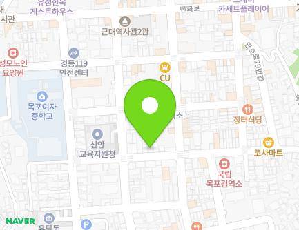 전라남도 목포시 만호로 11-1 (금동2가) 지도