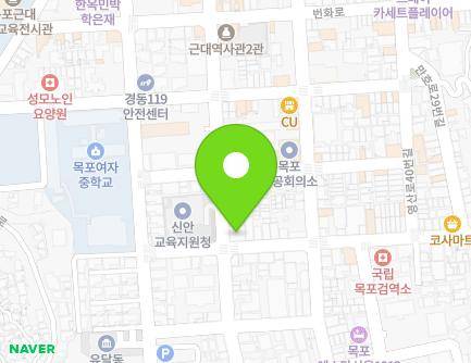 전라남도 목포시 만호로 7 (금동2가) 지도