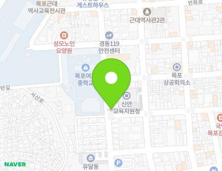 전라남도 목포시 만호로 1 (금동2가) 지도