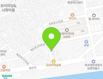 전라남도 목포시 서산로 6-1 (금화동) 지도