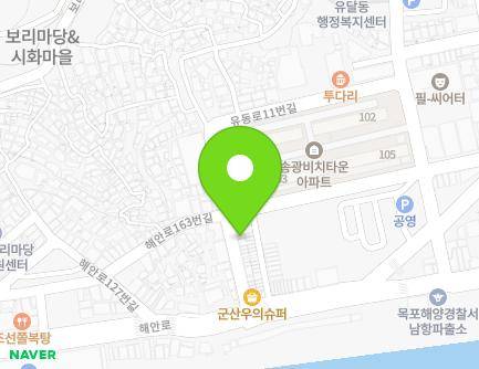 전라남도 목포시 서산로 6-3 (금화동) 지도