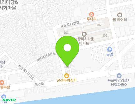 전라남도 목포시 해안로139번길 3-2 (금화동) 지도