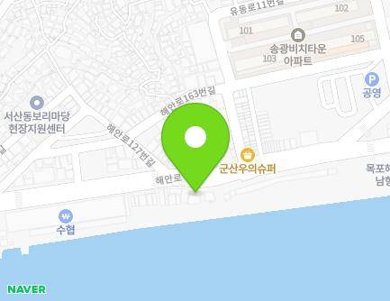 전라남도 목포시 해안로 132 (금화동) 지도