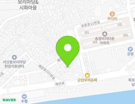 전라남도 목포시 해안로133번길 3-1 (금화동) 지도