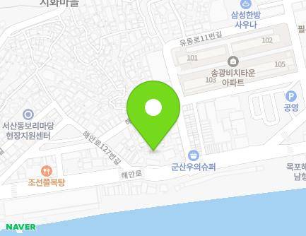전라남도 목포시 해안로133번길 1 (금화동) 지도
