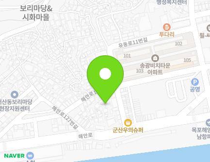 전라남도 목포시 해안로133번길 6-1 (금화동) 지도