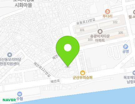 전라남도 목포시 해안로133번길 4-2 (금화동) 지도