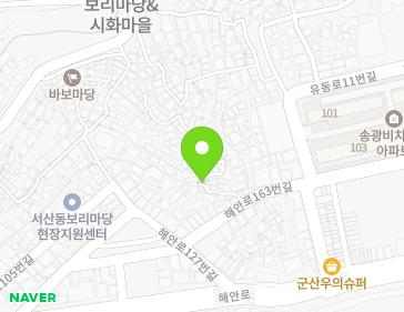 전라남도 목포시 해안로163번안길 4-1 (금화동) 지도
