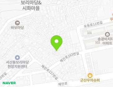 전라남도 목포시 해안로163번안길 6 (금화동) 지도