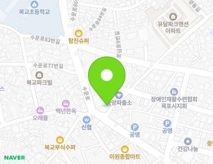 전라남도 목포시 만세로 1 (남교동) 지도