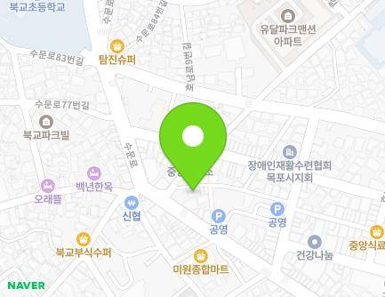 전라남도 목포시 만세로2번길 2 (남교동) 지도