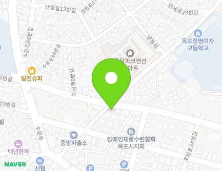전라남도 목포시 만세로 14 (남교동) 지도