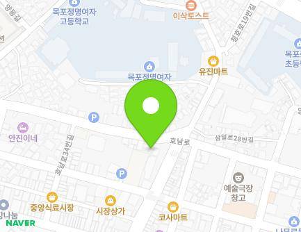 전라남도 목포시 호남로 46-1 (남교동) 지도