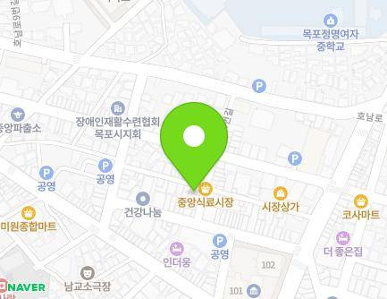 전라남도 목포시 삼일로13번길 13 (남교동) 지도