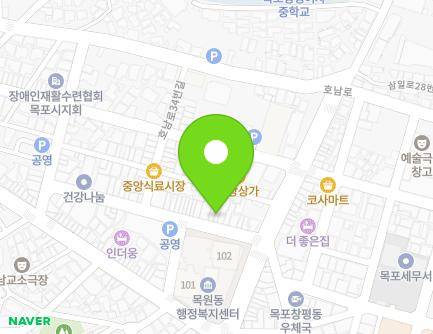 전라남도 목포시 삼일로9번길 6-2 (남교동) 지도
