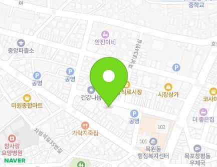 전라남도 목포시 삼일로9번길 15 (남교동) 지도
