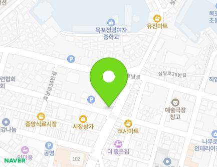 전라남도 목포시 영산로121번길 28-1 (남교동) 지도