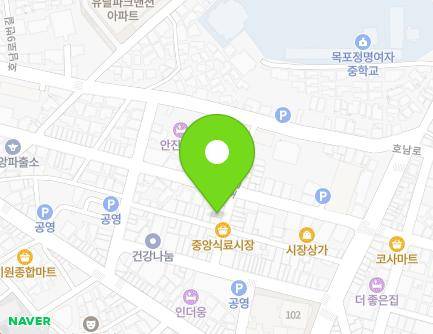 전라남도 목포시 호남로34번길 10-1 (남교동) 지도