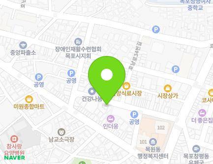 전라남도 목포시 삼일로9번길 15-1 (남교동) 지도
