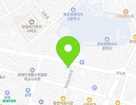전라남도 목포시 호남로34번길 2 (남교동) 지도