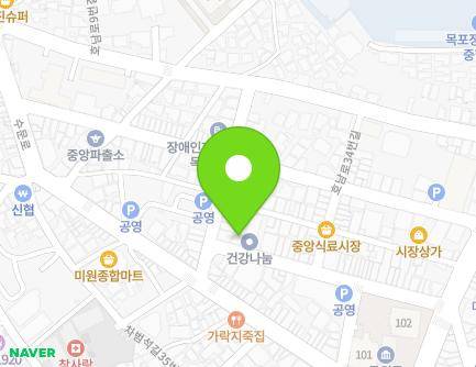 전라남도 목포시 삼일로9번길 20 (남교동) 지도