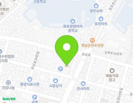 전라남도 목포시 영산로121번길 30 (남교동, 목일아파트) 지도