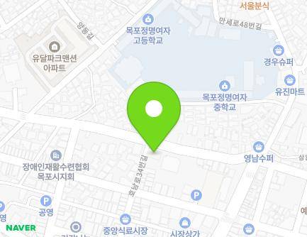 전라남도 목포시 호남로 36 (남교동, 남교빌라) 지도