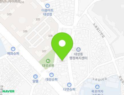 전라남도 목포시 청호로54번길 6-1 (대성동, 대성빌라) 지도