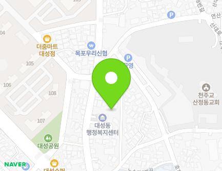 전라남도 목포시 노송길7번길 13-1 (대성동) 지도