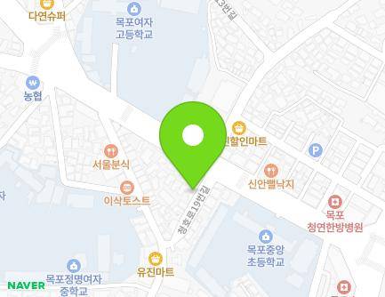 전라남도 목포시 청호로19번길 4 (호남동) 지도