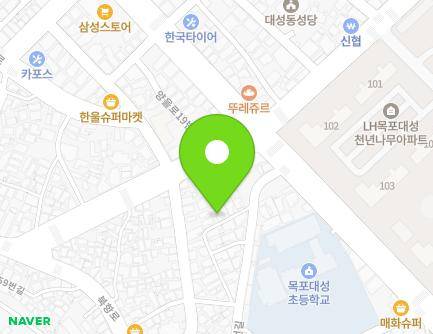 전라남도 목포시 청호로85번안길 4-1 (대성동) 지도