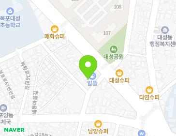 전라남도 목포시 청호로 57 (대성동) 지도