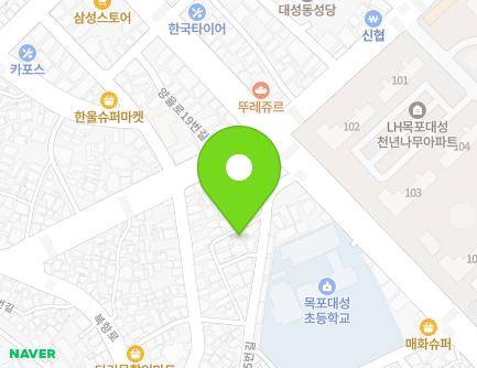 전라남도 목포시 청호로85번안길 3 (대성동) 지도