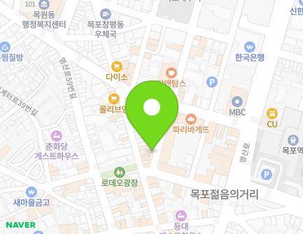 전라남도 목포시 호남로64번길 38 (대안동) 지도