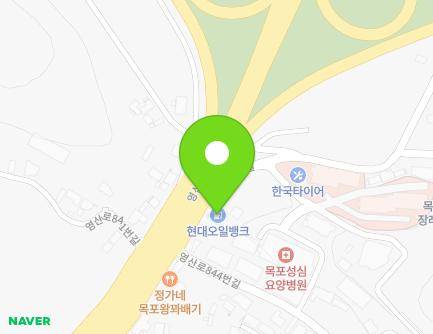 전라남도 목포시 영산로 848 (대양동) 지도