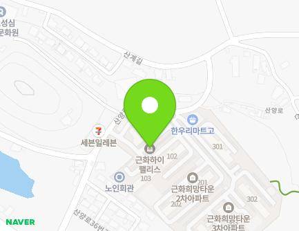 전라남도 목포시 산양로 40 (대양동, 근화희망타운아파트) 지도