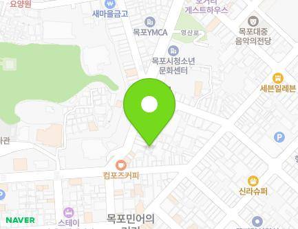 전라남도 목포시 해안로229번길 26-3 (대의동1가) 지도